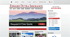 Desktop Screenshot of edwarddutrainsurance.com