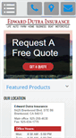 Mobile Screenshot of edwarddutrainsurance.com